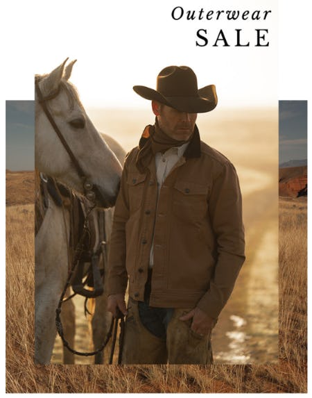 25% Off Select Men's Outerwear from Classic Western Brand
