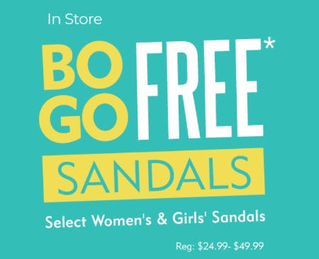 BOGO Free Sandals for Women and Girls