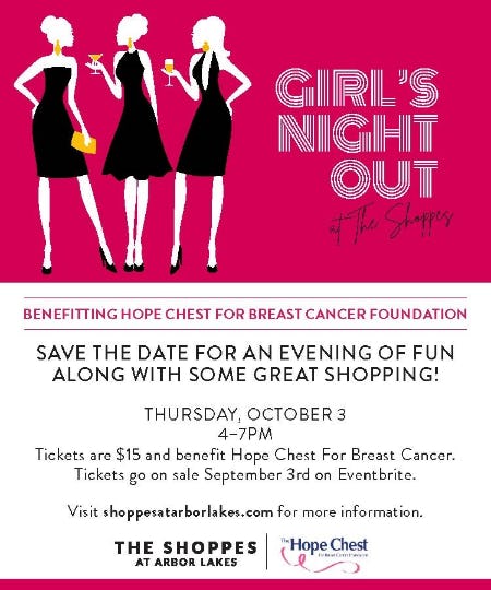 Girls Night Out Save The Date