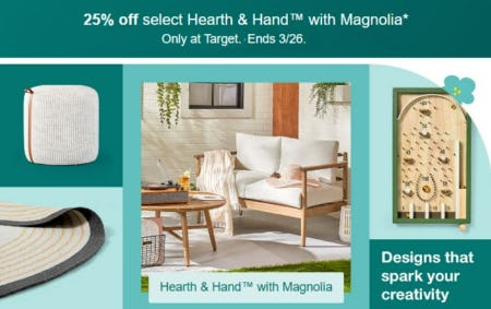 25% Off Select Hearth & Hand with Magnolia from Target
