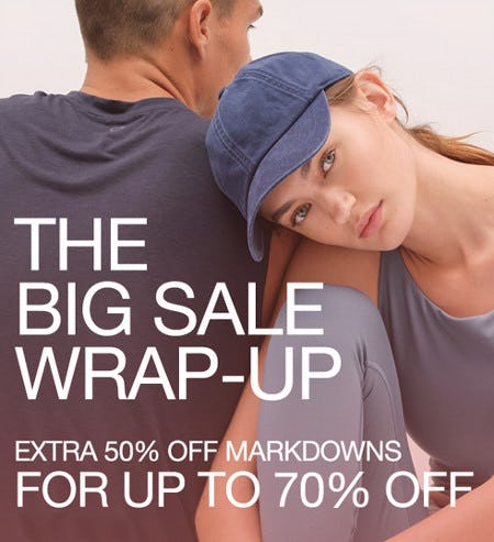 Extra 50% Off Markdowns for Up to 70% Off