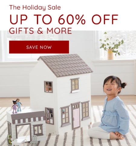 The Holiday Sale Up to 60% Off from Pottery Barn Kids
