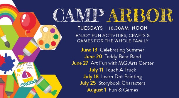 Camp Arbor Weekly Themes