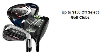 Up to $150 Off Select Golf Clubs from Dick's Sporting Goods