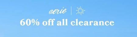 60% Off All Clearance from Aerie
