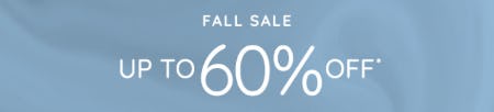 Fall Sale up to 60% Off