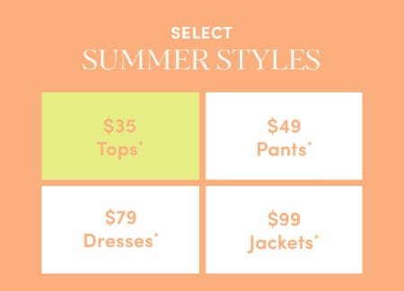 Wear-Now Styles Starting at $35 from Ann Taylor