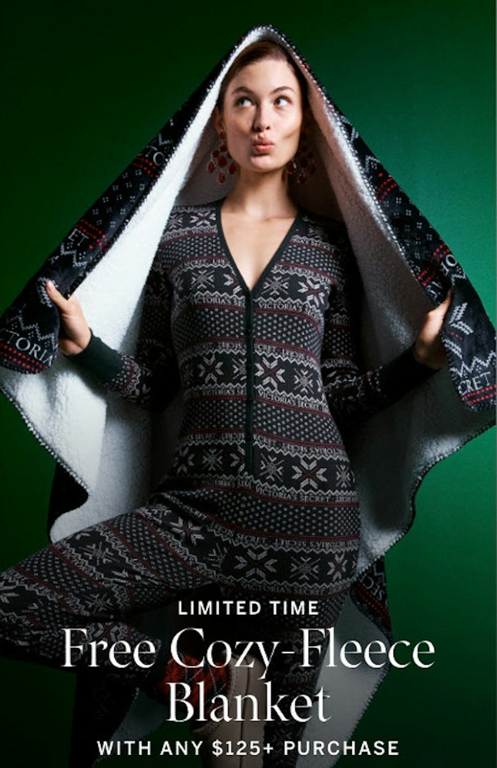 Victoria secret free blanket new arrivals