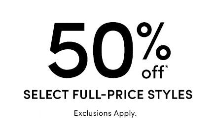 50% Off Select Full-Price Styles from Ann Taylor