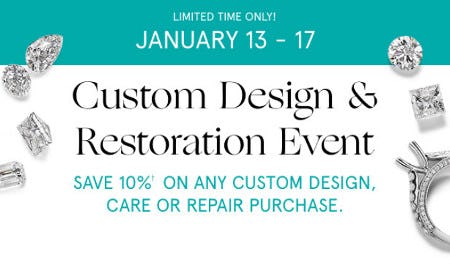 Custom Design and Restoration Event from Zales