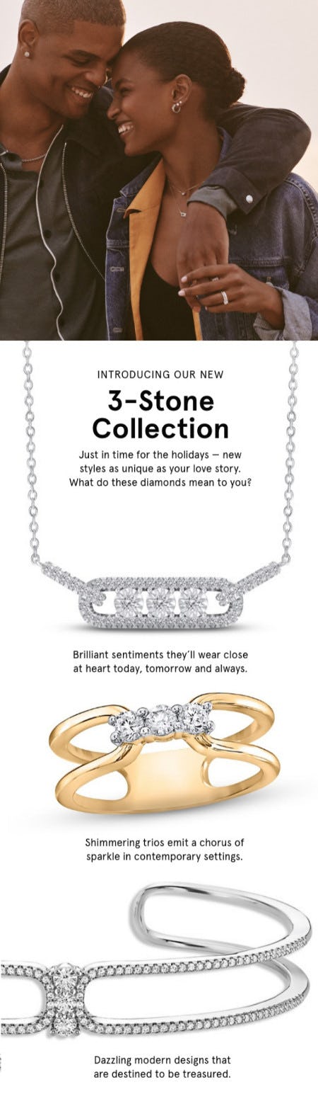 Just In: A New Stunning 3-Stone Collection