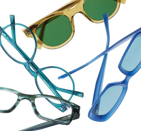 New Blues, Greens, and Shades in Between from Warby Parker