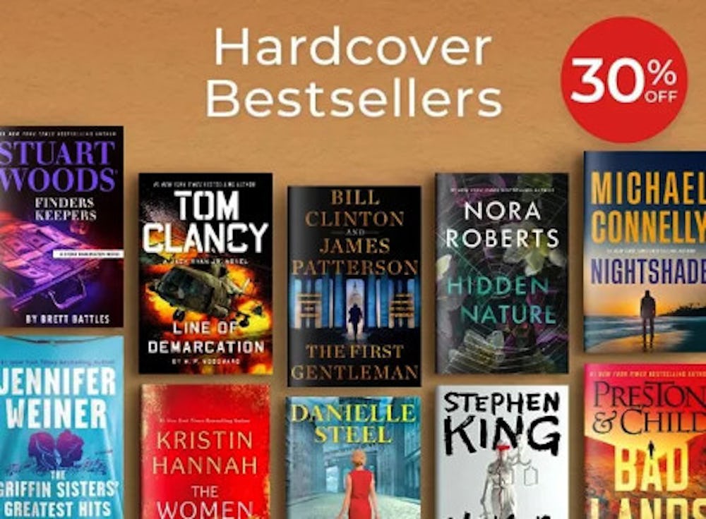 Hardcover Bestsellers 30% off