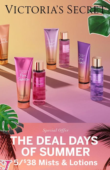 5 for $38 Mists & Lotions from Victoria's Secret