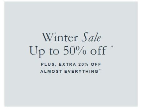 Winter Sale up to 50% Off from Abercrombie & Fitch