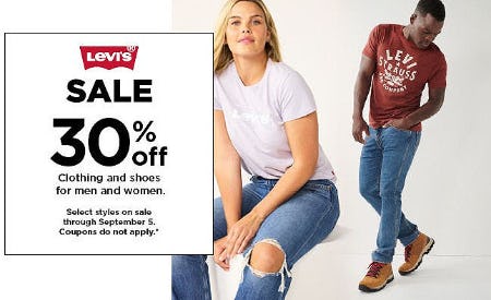 30% Off Clothing and Shoes for men and Women from Kohl's