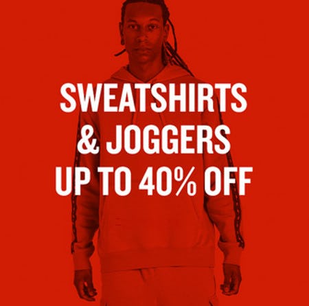 Sweatshirts & Joggers Up to 40% Off from JD Sports