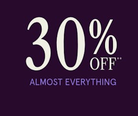 30% off Almost Everything