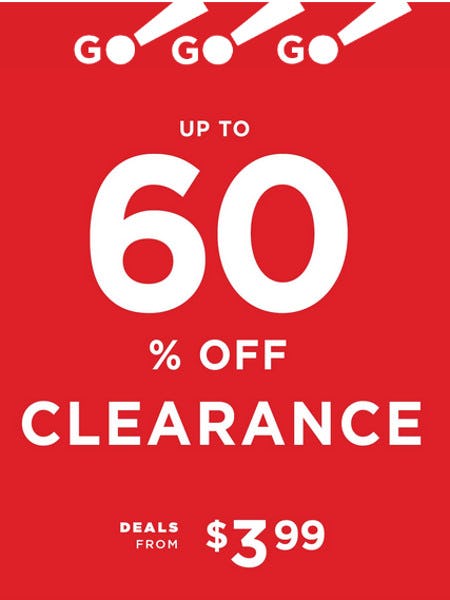 Up to 60% Off Clearance from Old Navy