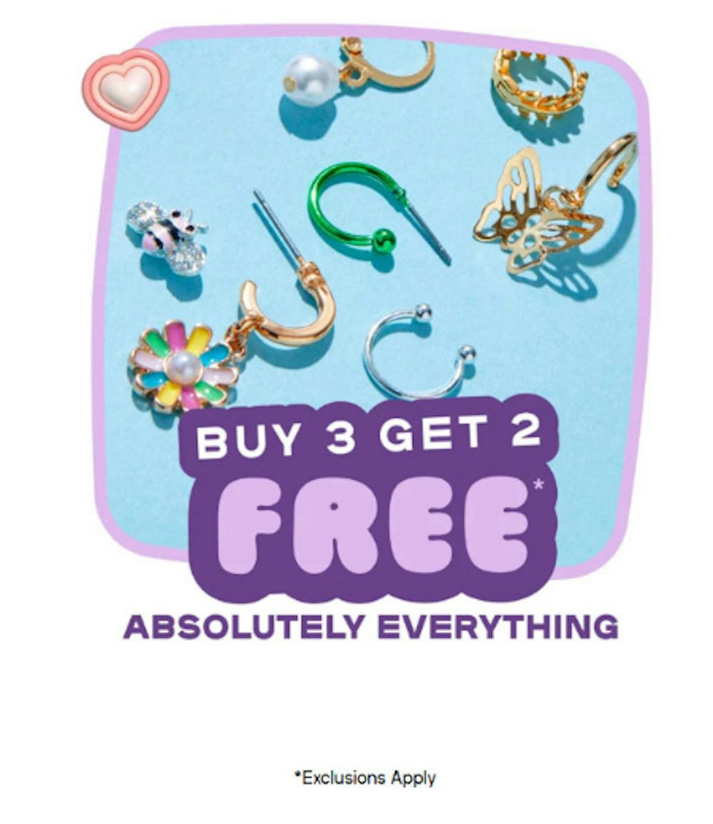 Buy 3 Get 2 Free Absolutely Everything