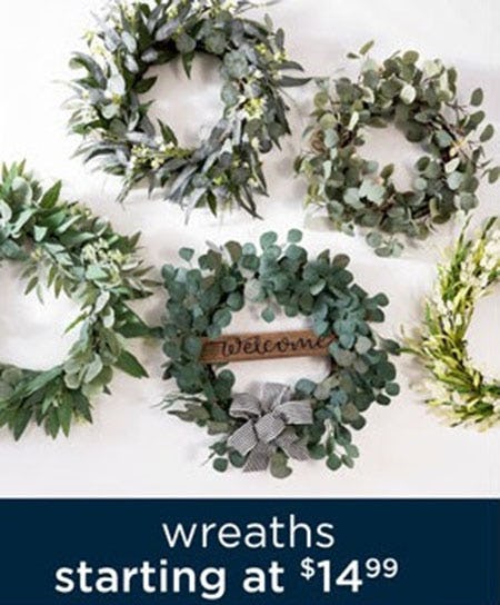 Wreaths Starting at $14.99 from Kirkland's