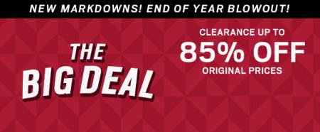 Clearance Up to 85% Off Original Prices
