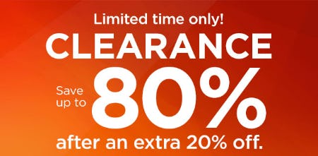 Clearance Save Up to 80%