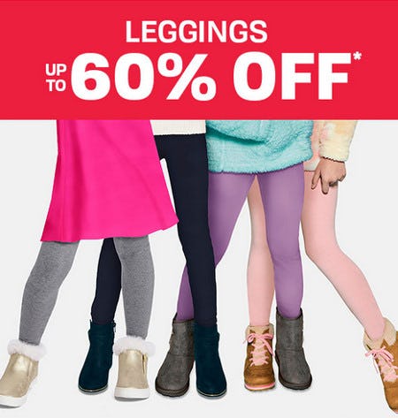 Up to 60% Off Leggings from The Children's Place