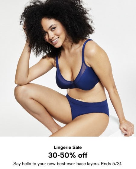 Lingerie Sale: 30-50% Off from macy's
