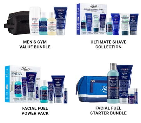 New Men's Skincare Sets from Kiehl's Since 1851