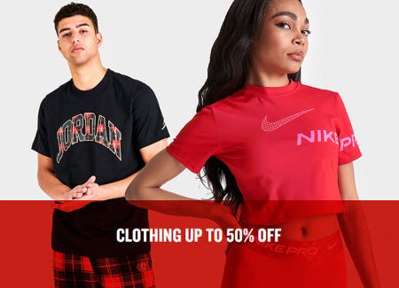 Clothing Up to 50% Off