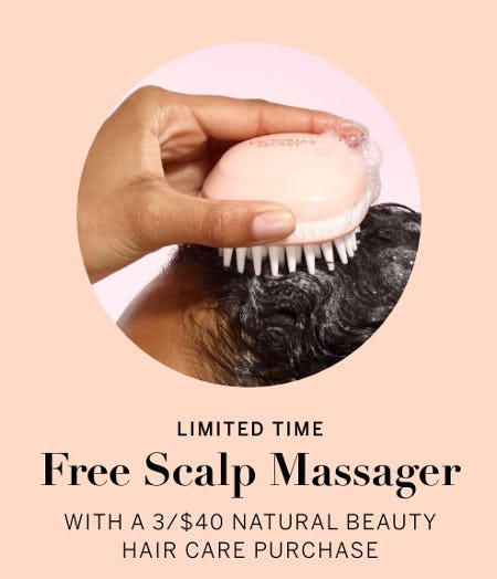 Free Scalp Massager from Victoria's Secret