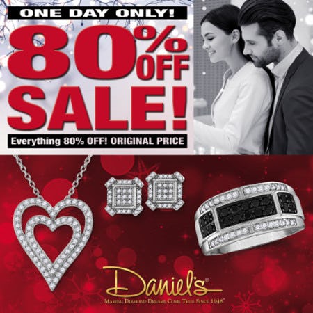 Daniel's Jewelers 80% OFF SALE