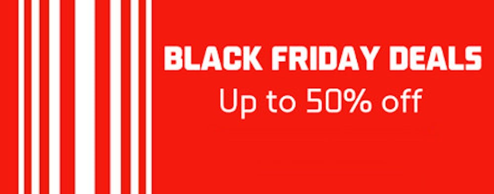 Black Friday Deals: Up to 50% off
