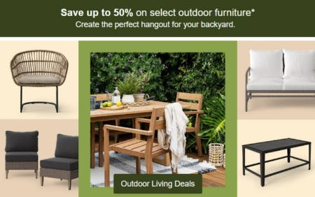 Save Up to 50% on Select Outdoor Furniture from Target