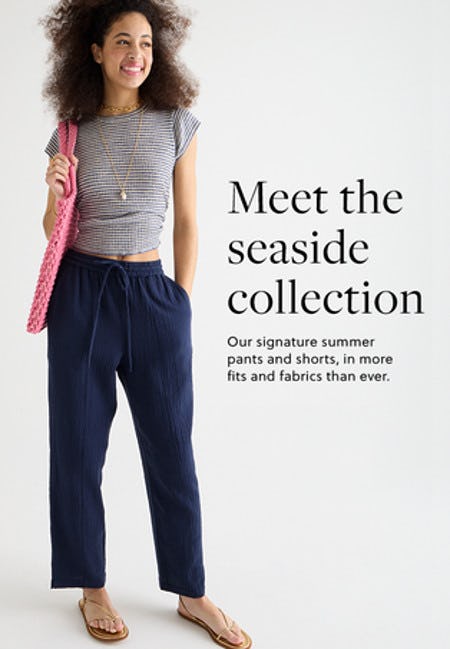 Meet the Seaside Collection from J.Crew
