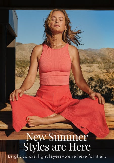 New Summer Styles are Here from Athleta