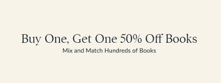 Buy One, Get One 50% Off Books