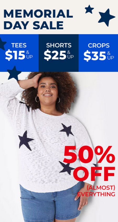 Memorial Day Sale from Lane Bryant