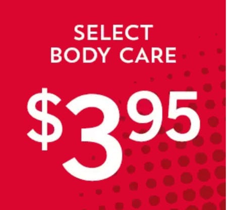 $3.95 Select Body Care from Bath & Body Works