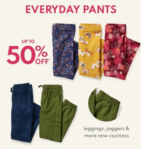 Everyday Pants Up to 50% Off from Carter's