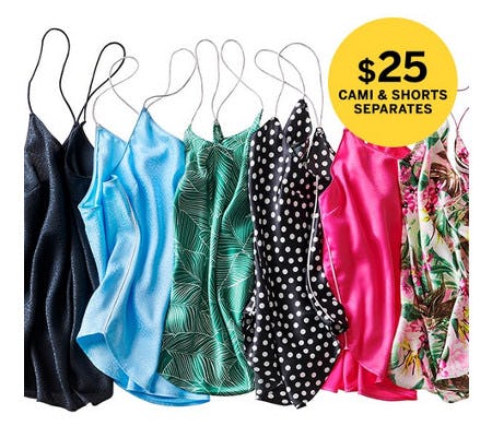 $25 Cami and Shorts Separates from Victoria's Secret