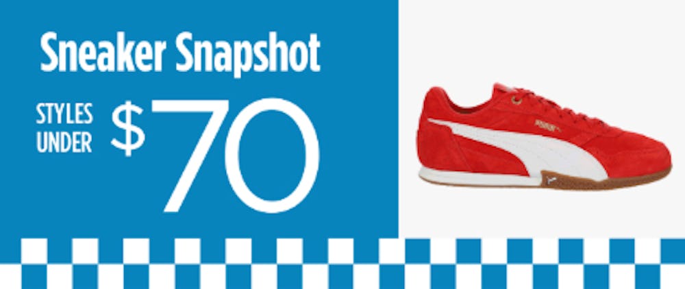 Sneaker Snapshot Styles Under $70