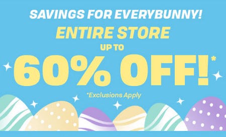 Entire Store Up to 60% Off from The Children's Place Gymboree