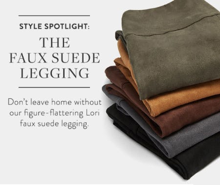 The Faux Suede Legging from J. Mclaughlin