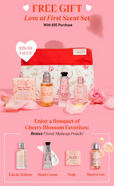 Free Gift With $95 Purchase from L'Occitane