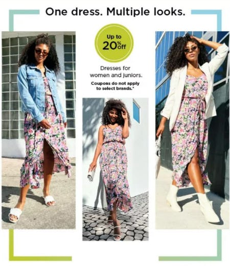 Up to 20% Off Dresses from Kohl's