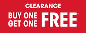 Clearance Buy One, Get One Free