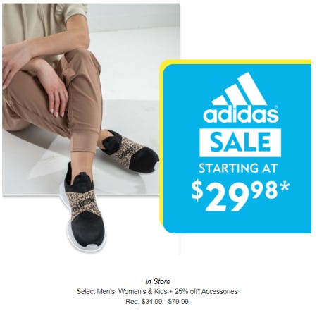 adidas Sale Starting at $29.98 from Shoe Carnival