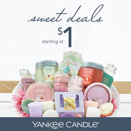 Sweet Deals starting at $1! from Yankee Candle Company